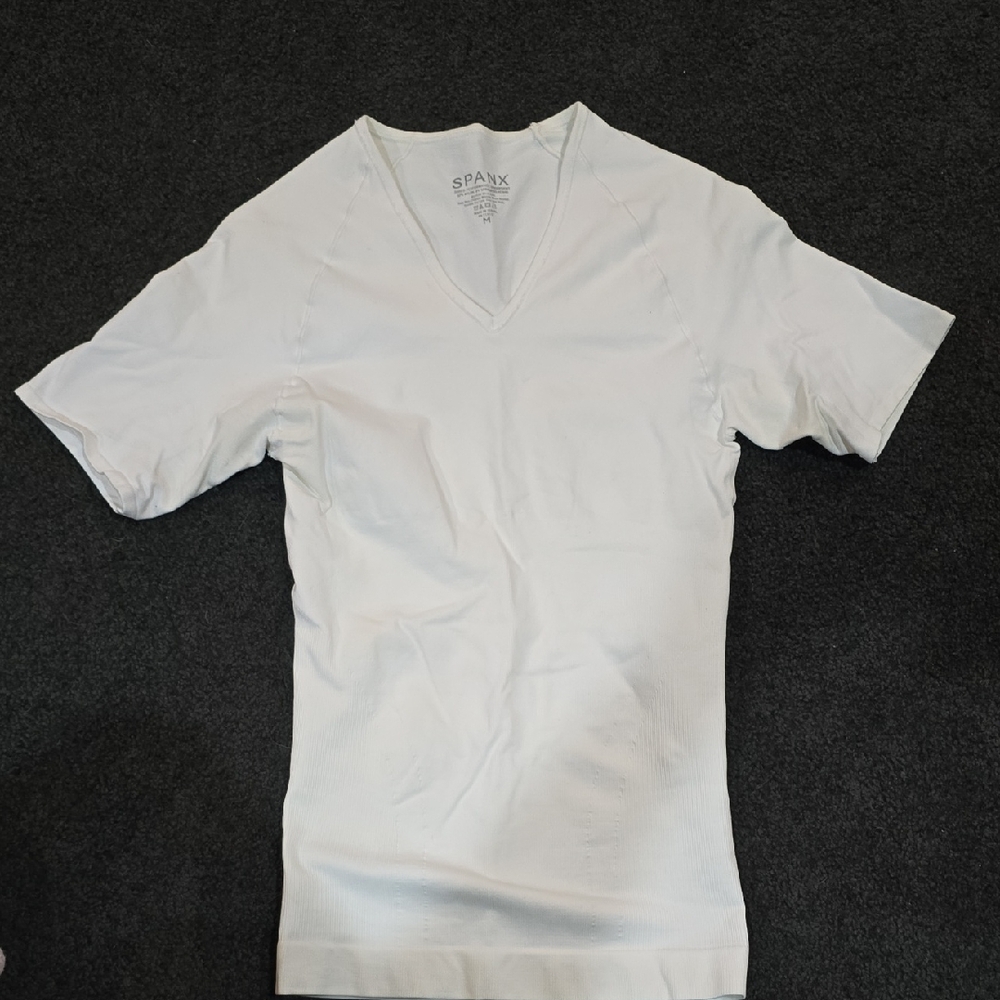 SPANX SS Shirt, Medium, White